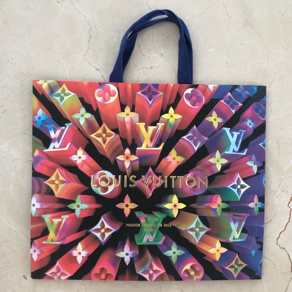 Limited edition Louis Vuitton shopping bag